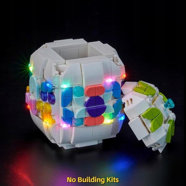 LED lighting set for BrickBling 40816 building blocks for the Easter Egg