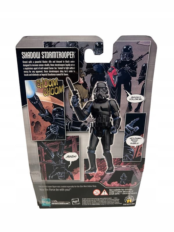 F491 HASBRO STAR WARS SAGA COLLECTION EXCLUSIVE SHADOW STORMTROOPER