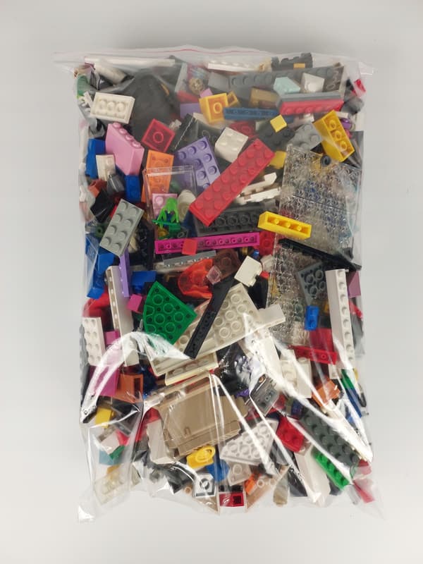 LEGO MIX BRICKS 1 kg – UNSORTED, SECOND GRADE, RANDOM MIX II