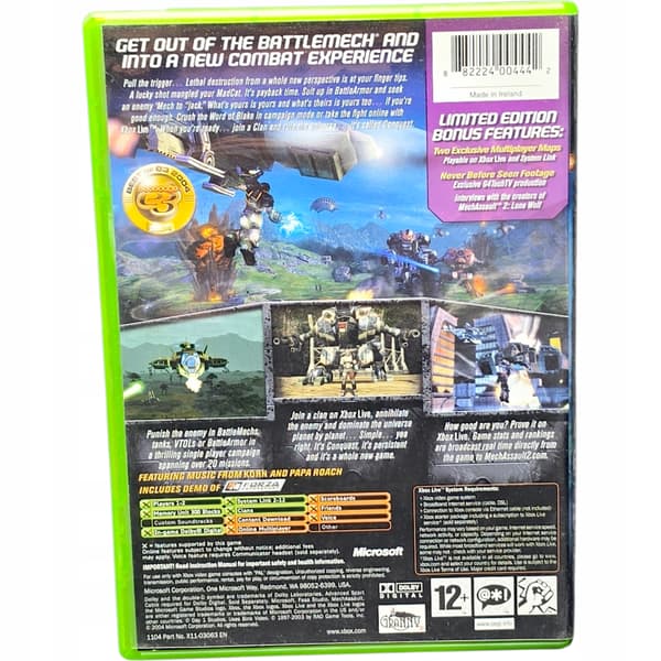 Mechassault 2 Lone Wolf Limited Edition / Xbox / Xbox Classic