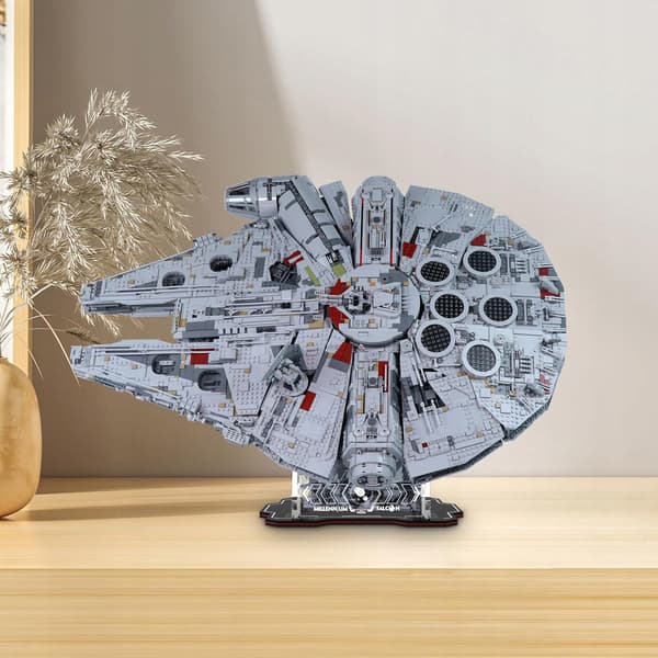 LEGO Millennium Falcon 75192 transparent display stand