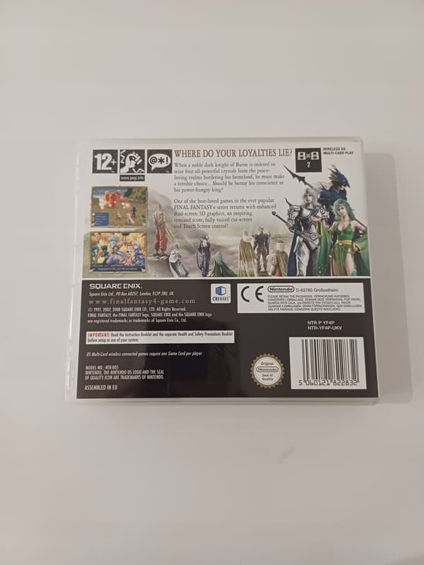Final Fantasy IV for Nintendo DS (boxed)