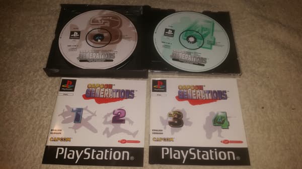 Capcom Generations game for PSX, PS1, Sony PlayStation (PSX)