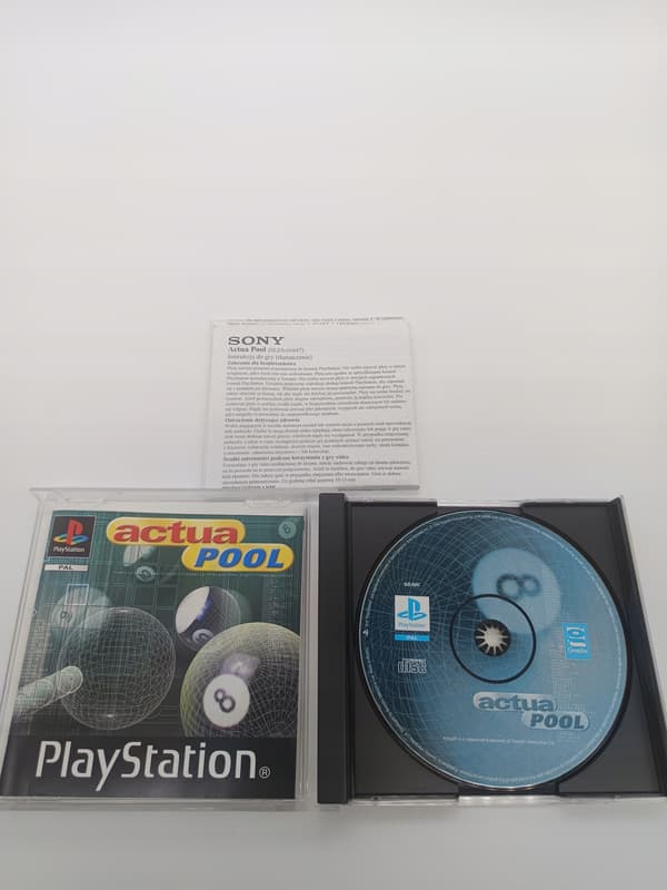 ACTUA POOL SONY PLAYSTATION (PSX) NEW REPLACEMENT BOX