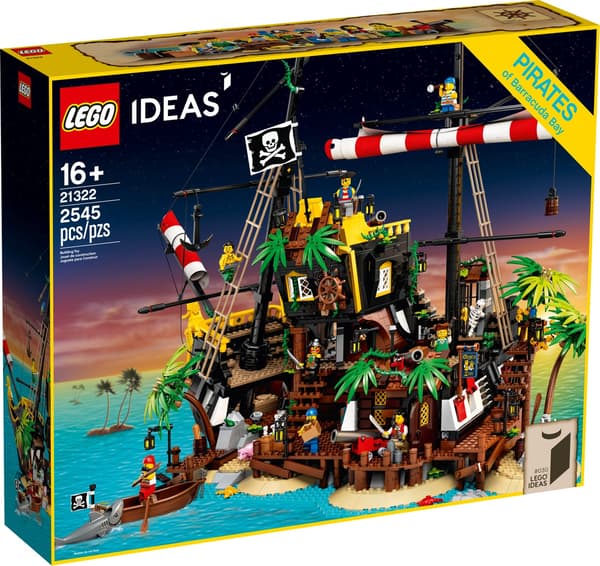 LEGO Ideas Barracuda Bay Pirates 21322 – 2,545 pieces