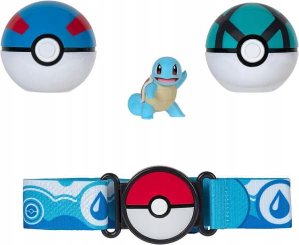 POKEMON CLIP N GO SET WITH SQUIRTLE BELT