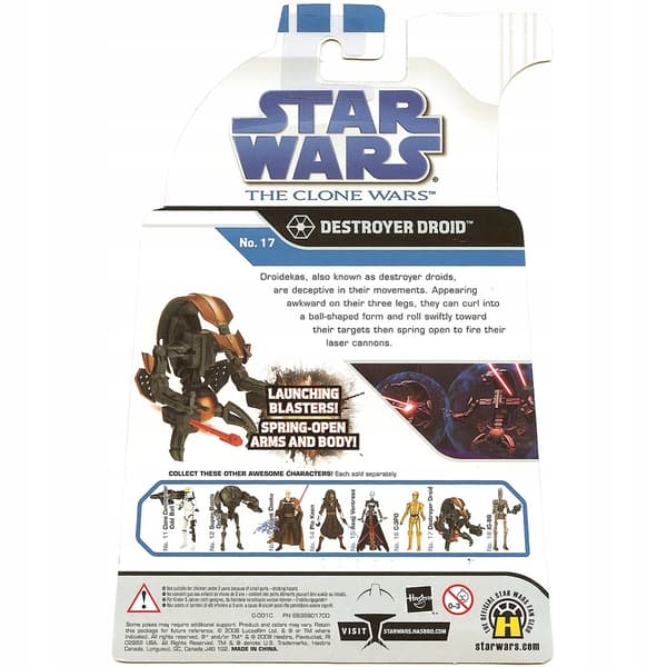 Destroyer Droid figurine from *The Clone Wars* series
