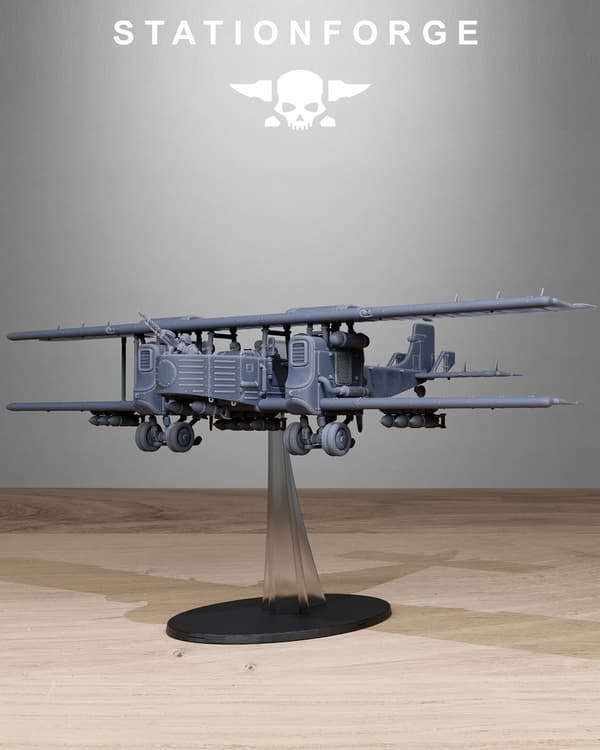 GrimGuard Iron Biplane
