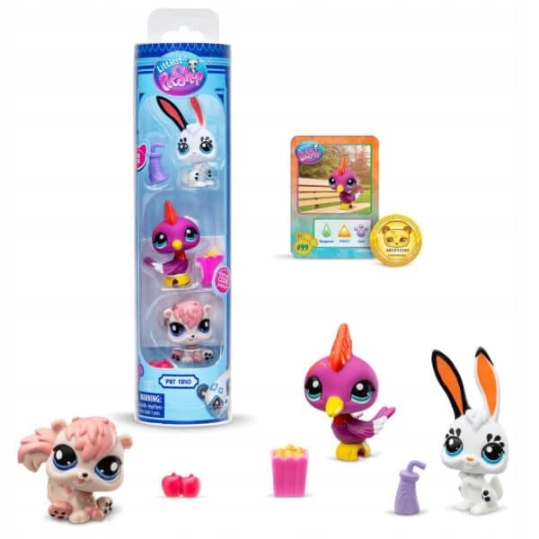 Littlest Pet Shop 3 Figures, Series 2 – Park Pets