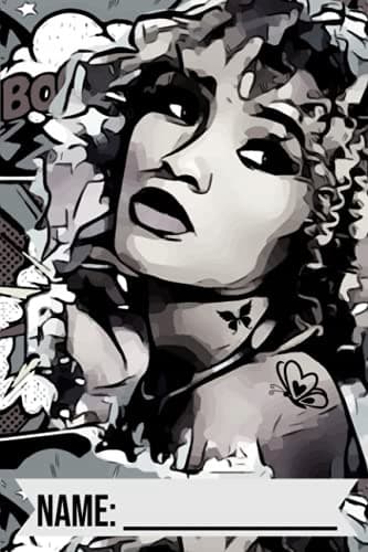 Artsy Comic Girl Notebook: (size: 6x9; 140 lined pages)