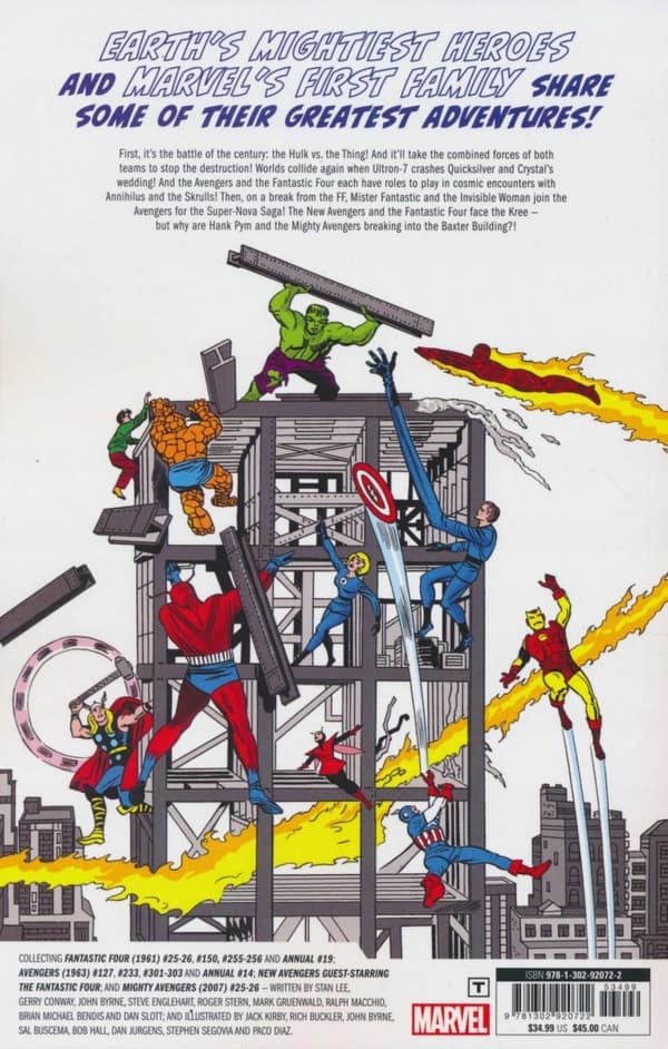 Avengers vs. Fantastic Four by Lee Stan and Conway