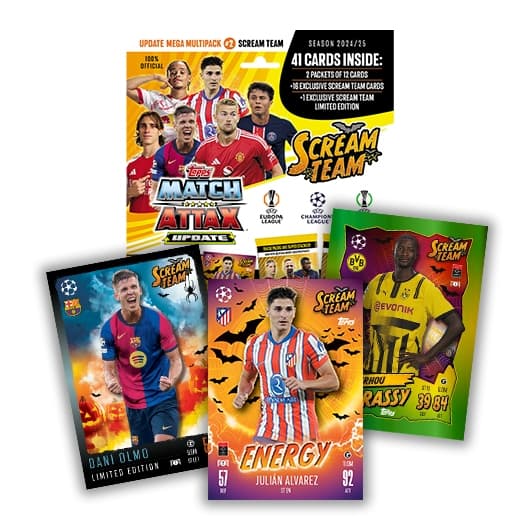 Update: Mega Multipack 2 – Match Attax 2024/25 Scream Team Topps Cards
