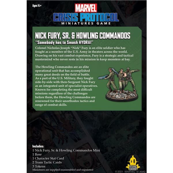 Marvel: Crisis Protocol – Nick Fury, Sr. & the Howling Commandos