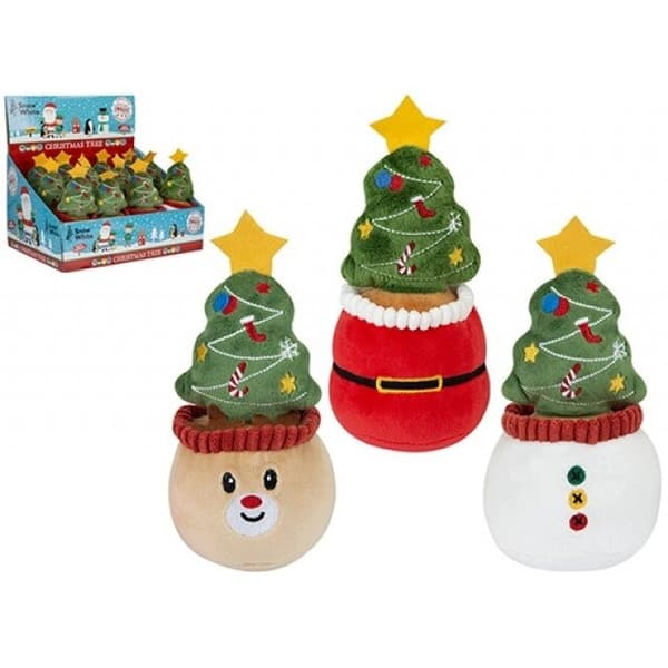 Plush Christmas tree in a 15 cm pot