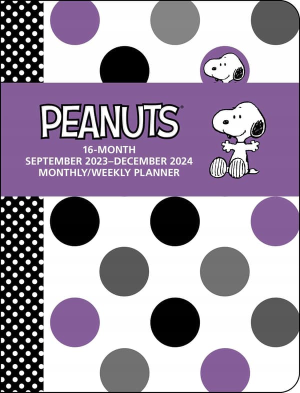 Peanuts 16-Month 2023–2024 Monthly/Weekly Planner Calendar