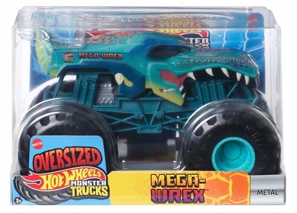HOT WHEELS OVERSIZED MONSTER TRUCKS MEGA WREX 21 CM 1:24