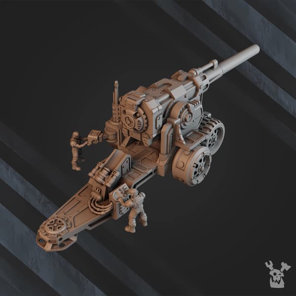 Heavy Artillery Mount with Earthquaker Cannon and
