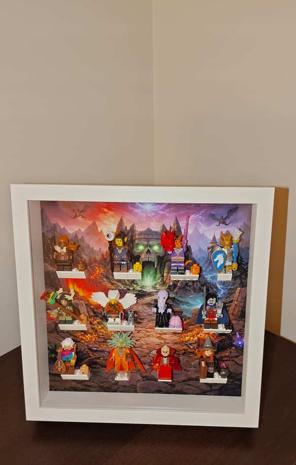 LEGO MINIFIGURE DISPLAY FRAME 71047 DUNGEONS & DRAGONS SERIES