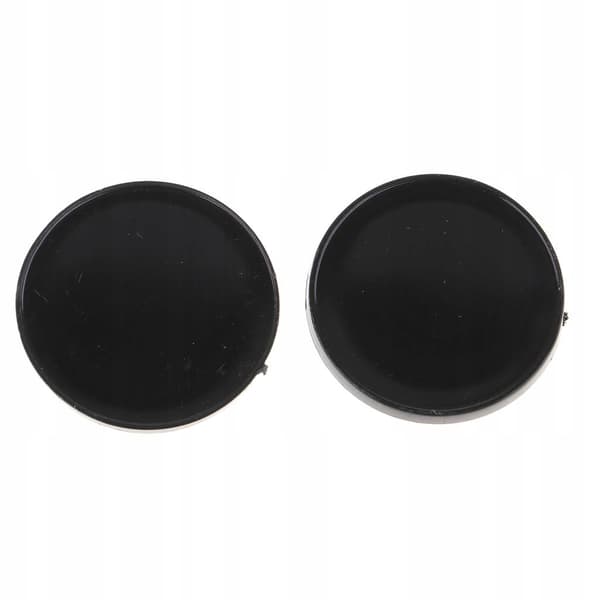 30x Round Black 22mm Multi-purpose Smooth Base for Miniatures
