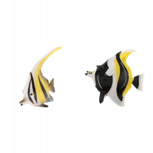 Simulation Animals Model Figure Educational Toys Angel Fish, White