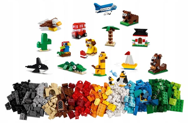 LEGO CLASSIC Animals, Plants, Objects and a Map – Around the World – 11015