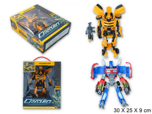 Toy robot figure – transforming robot
