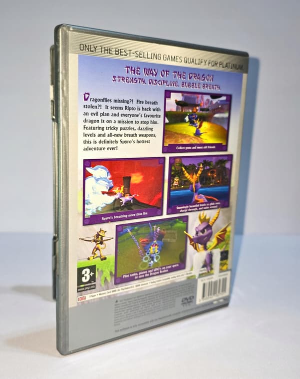 SPYRO ENTER THE DRAGONFLY PlayStation 2 (PS2) boxed version