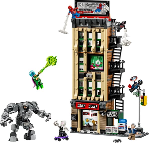 LEGO Marvel 76342 Spider-Man vs Mysterio: The Daily Bugle