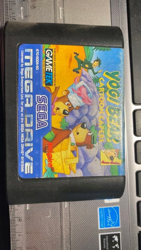 YOGI BEAR CARTOON CAPERS – SEGA MEGA DRIVE – Gamesoft
