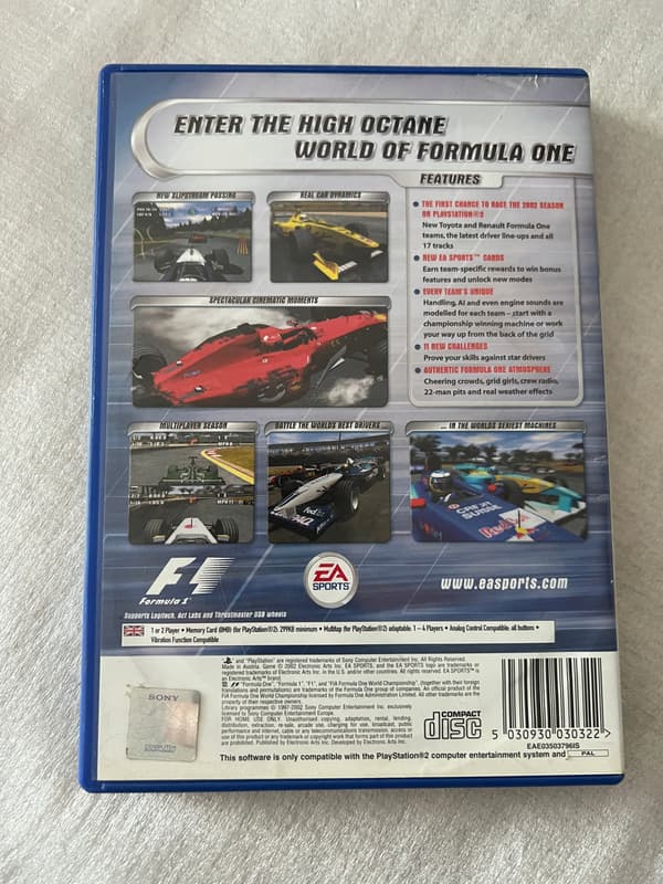 F1 2002 PS2 LAUNCH EDITION