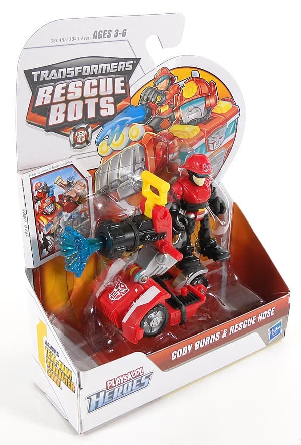 HASBRO – TRANSFORMERS RESCUE BOTS SAWYER + RESCUE VEHICLE