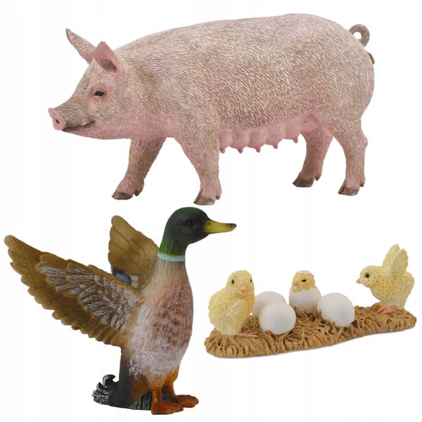 Collecta Farm Animals Set, Farm Animals 3+