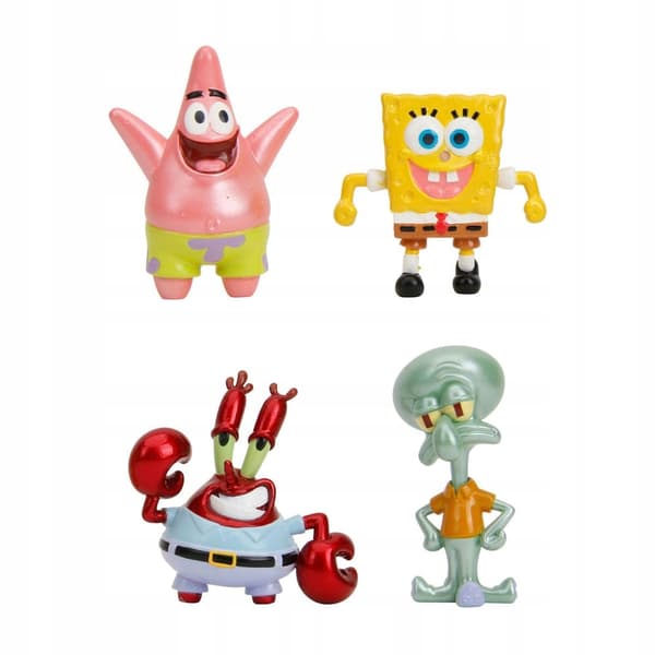 SpongeBob SquarePants Nano Mini Figures 4-Pack 4 cm Jada Toys