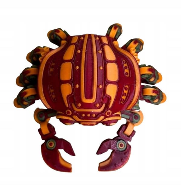 Futuristic collector’s figurine – 3D mechanical crab
