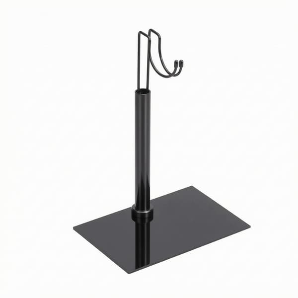 12-inch figure stand Rectangular base 1/6-scale action figure Black B