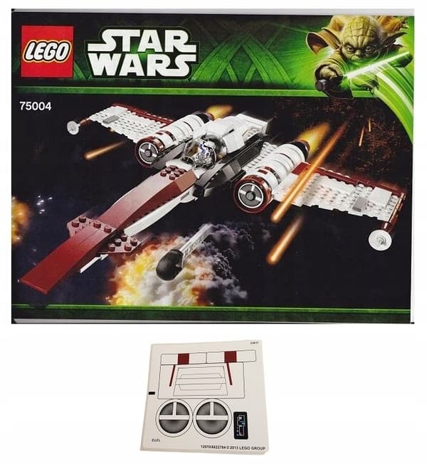 LEGO Star Wars INSTRUCTIONS + STICKERS: Z-95 Headhunter 75004