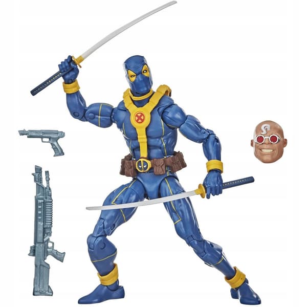 Deadpool (Blue X-Men Uniform; Strong Guy series) Marvel Legends Action Figure
