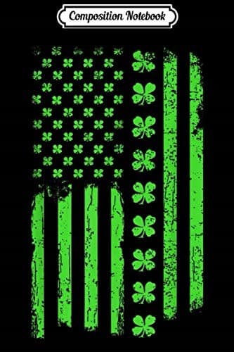 Composition Notebook: St Patrick’s Day – Cute Guinea Pig and Irish Shamrock Journal
