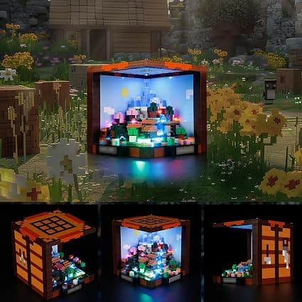 LED lighting for the LEGO 21265 Craft Table Lights Set by YEABRICKS