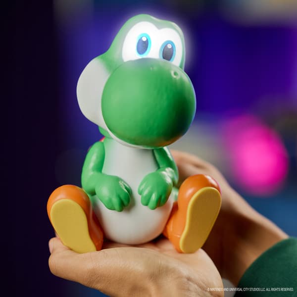 SUPER MARIO INTERACTIVE YOSHI FIGURINE IN A GALAXY FILM HATCHING EGG