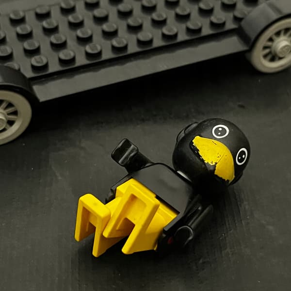 3634 LEGO Car with a green basket