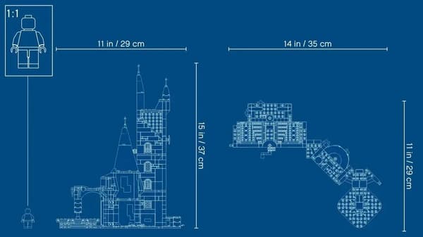 LEGO Harry Potter 75948 Hogwarts Clock Tower Set