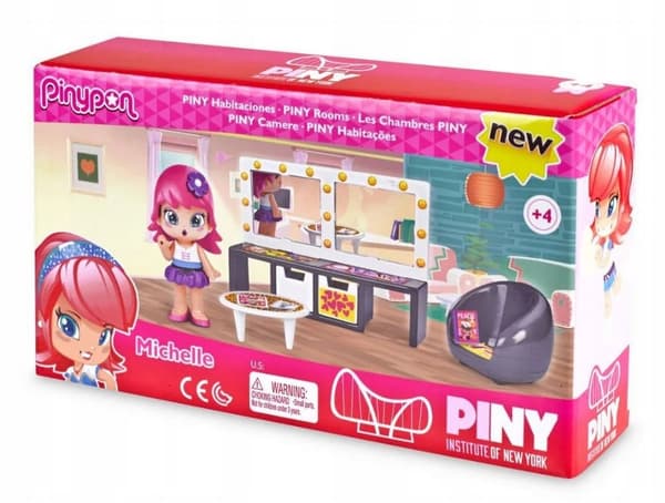 PINYPON CITY SET: Michelle’s Little Room with a Doll