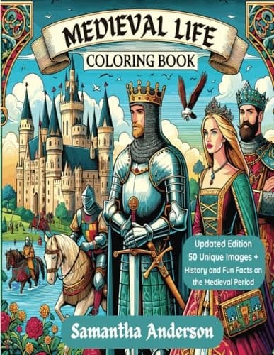 Anderson, Samantha *Medieval Life: Colouring Book: Updated Edition*