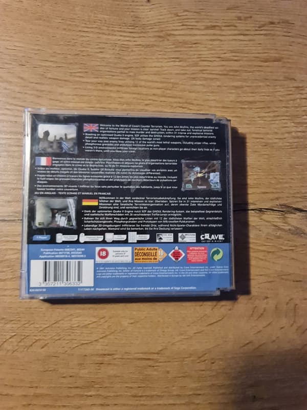 SOLDIER OF FORTUNE – Sega Dreamcast (boxed)