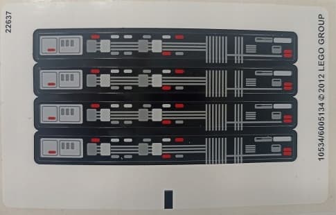 LEGO Star Wars INSTRUCTIONS + STICKERS: Sith Fury-class Interceptor 9500, 2012
