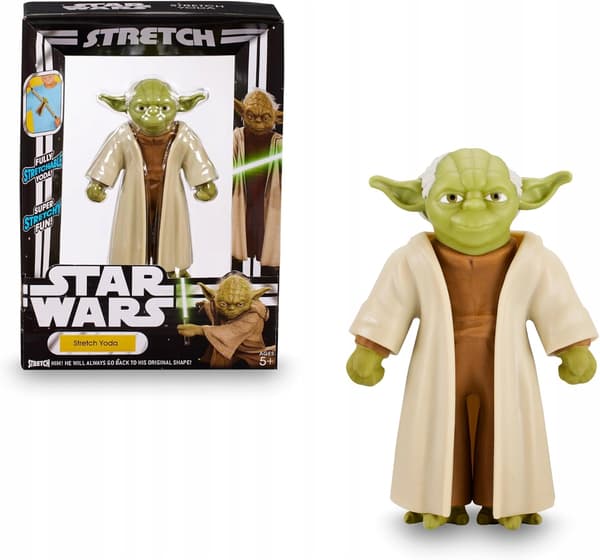 STRETCH Stretchable YODA STAR WARS Children’s Toy ELASTIC