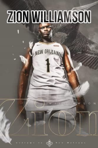 Zion Williamson Notebook: Cute College-Style Wide-Ruled Journal Notebook for School