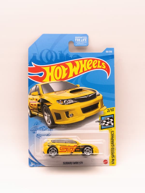 HOT WHEELS Subaru WRX STI Yellow