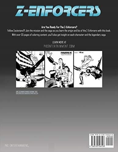 Z-Enforcers Colouring Book: Vol. 1